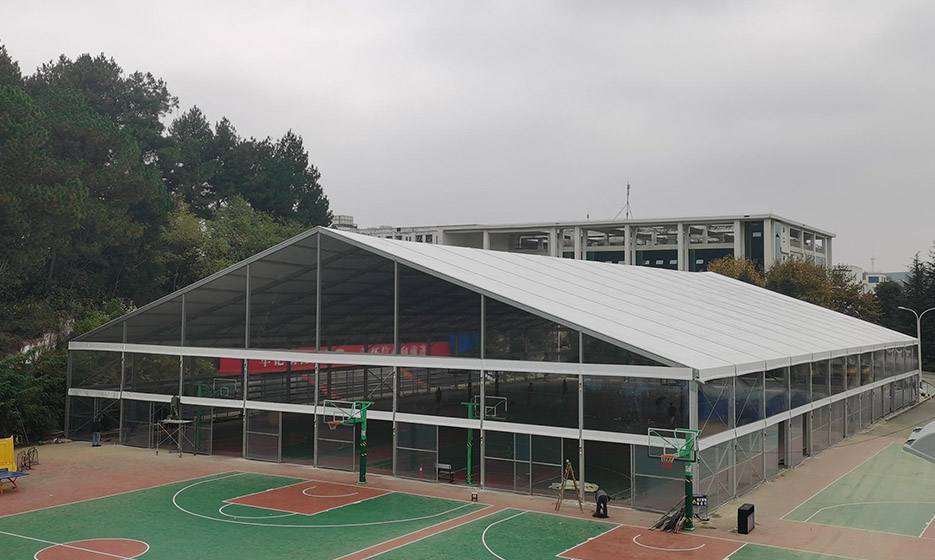 贵州开放大学篮球场大型篷房