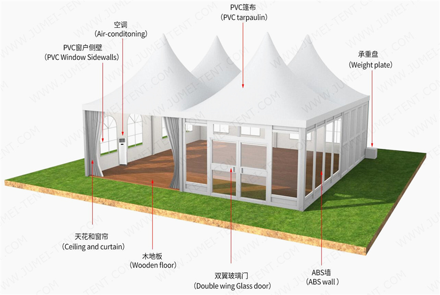 尖顶篷房结构图