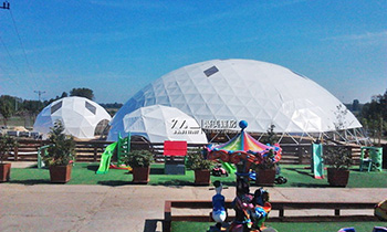 大型圆顶展馆篷房-球形展览篷房