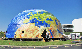 球形圆顶展馆篷房-球形展馆穹顶大棚
