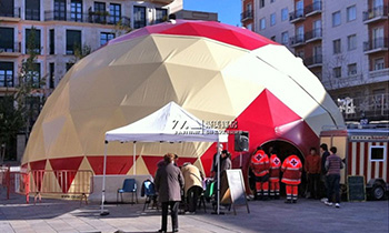 球形户外多功能篷房-展览馆穹顶球形篷房