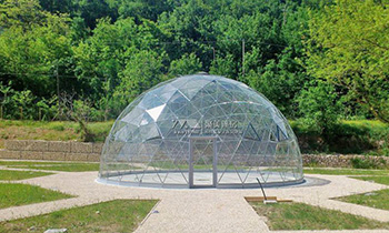 农业温室球形大棚-穹顶鸟巢帐篷-植物花园球形篷房